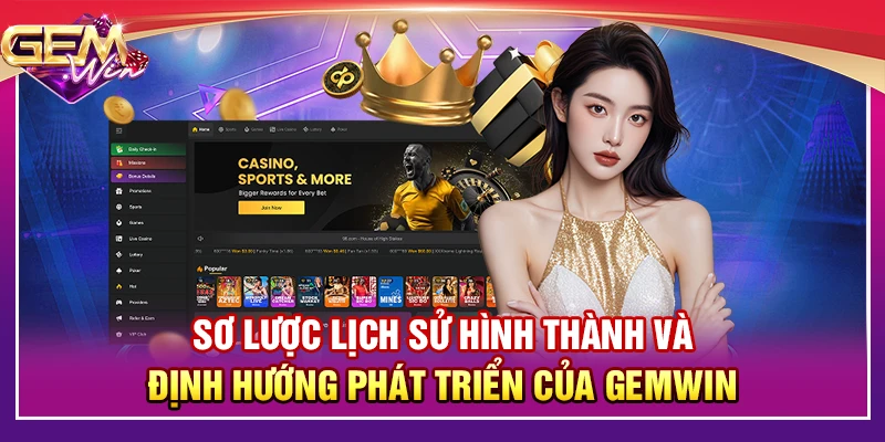 Sơ đồ lịch sử thành công và định hướng phát triển của Gemwin